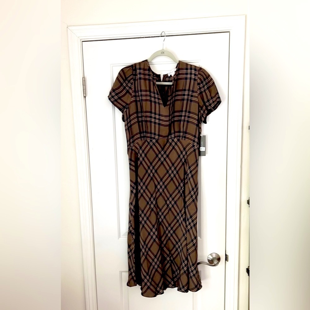 Empire midi shift Nordstrom Signature dress NEW with tags - Picture 2 of 7